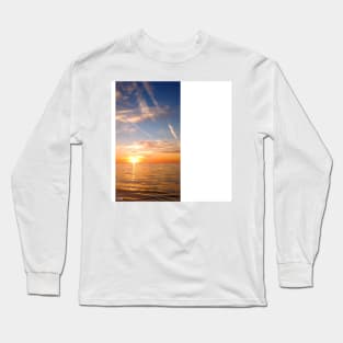 celestun ria wetland ecopark ecopop landscape photo in yucatan sunset Long Sleeve T-Shirt